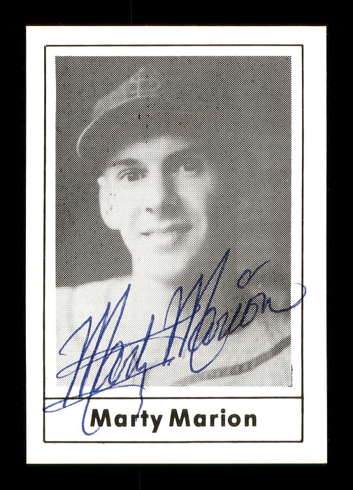 Marty Marion Autographed 1978 Grand Slam Card #92 St. Louis Cardinals SKU #171754 - RSA