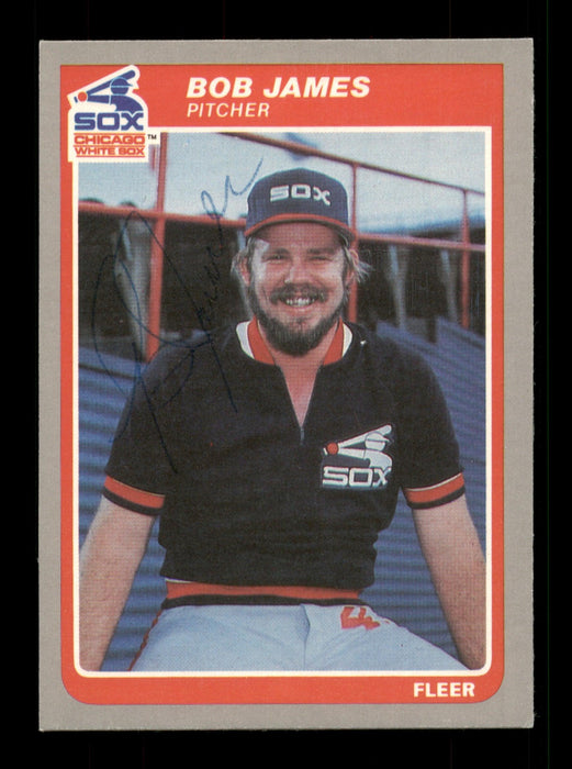 Bob James Autographed 1985 Fleer Update Card #U-60 Chicago White Sox SKU #187980 - RSA