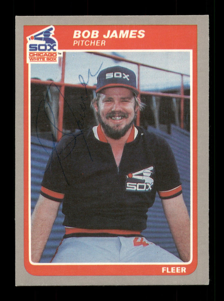 Bob James Autographed 1985 Fleer Update Card #U-60 Chicago White Sox SKU #187980 - RSA