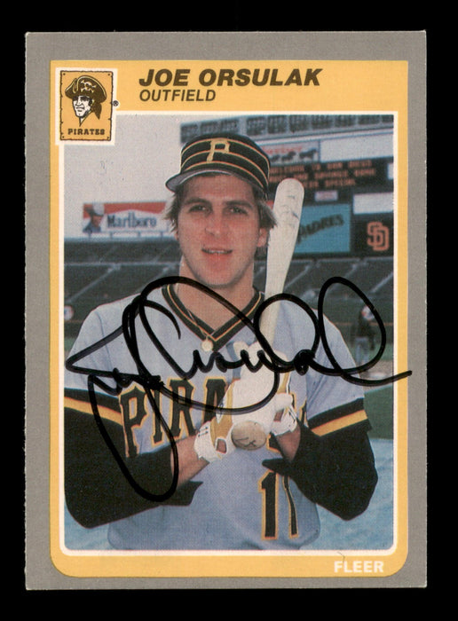 Joe Orsulak Autographed 1985 Fleer Update Card #U-85 Pittsburgh Pirates SKU #188001 - RSA