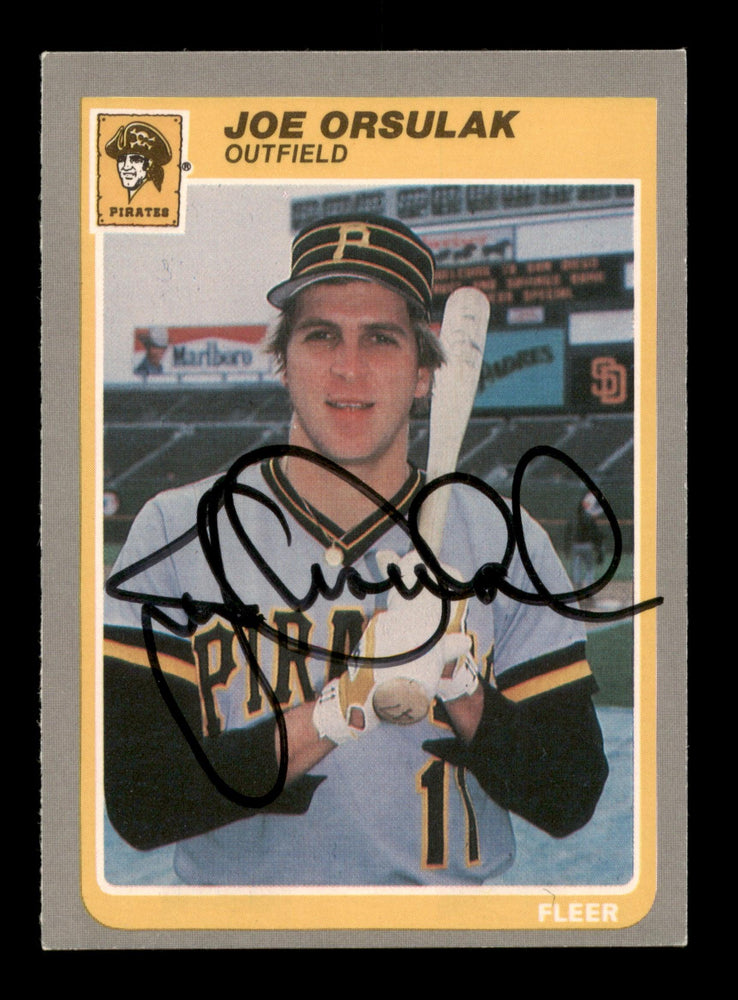 Joe Orsulak Autographed 1985 Fleer Update Card #U-85 Pittsburgh Pirates SKU #188001 - RSA