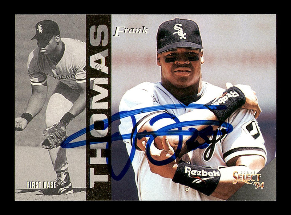 Frank Thomas Autographed 1994 Score Select Card #6 Chicago White Sox SKU #183376 - RSA