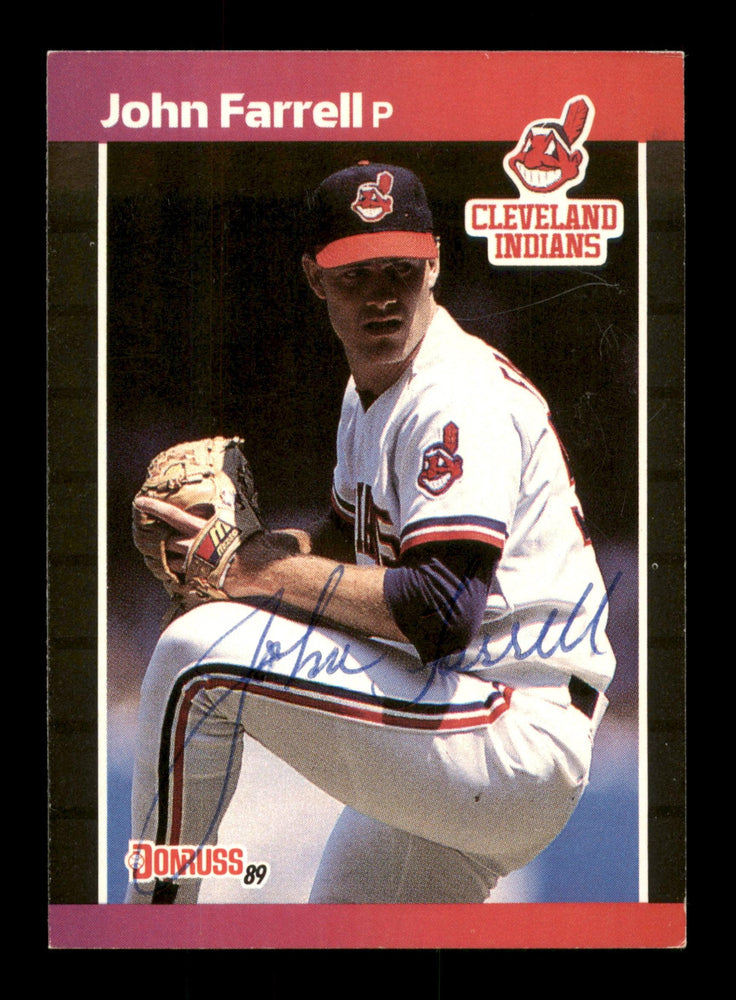 John Farrell Autographed 1989 Donruss Card #320 Cleveland Indians SKU #188343 - RSA