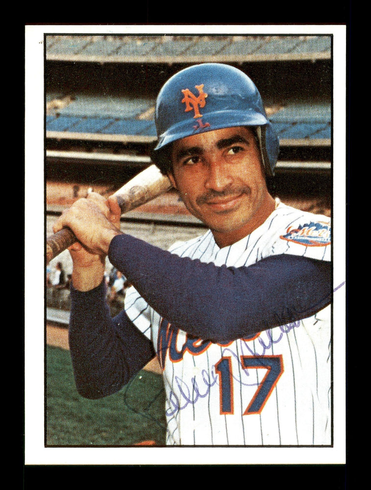 Felix Millan Autographed 1975 SSPC Card #16 New York Mets Regional Issue SKU #171810 - RSA
