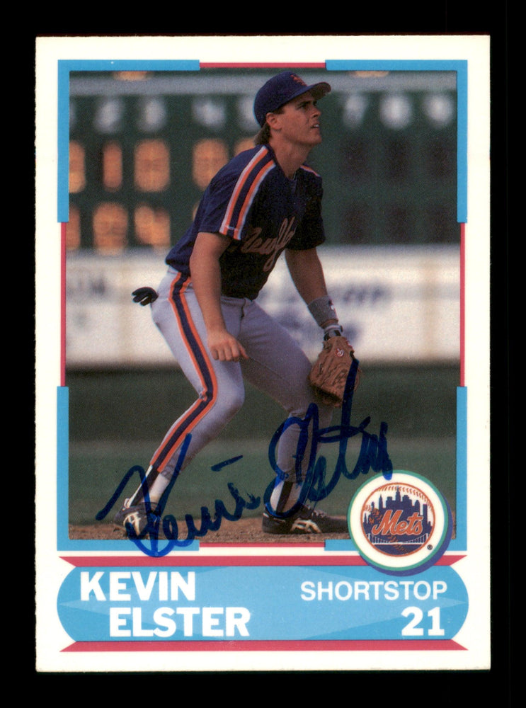 Kevin Elster Autographed 1988 Score Young Superstar Card #40 New York Mets SKU #188440 - RSA