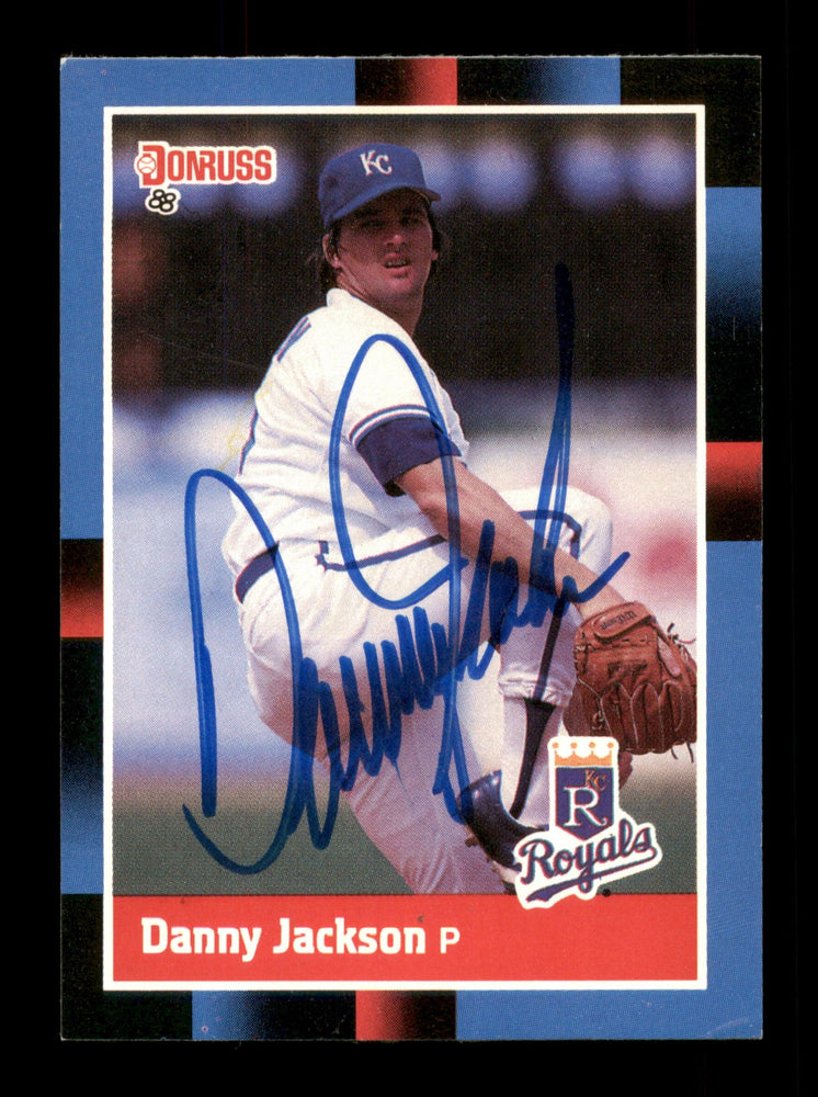 Danny Jackson Autographed 1988 Donruss Card #132 Kansas City Royals SKU #188492 - RSA