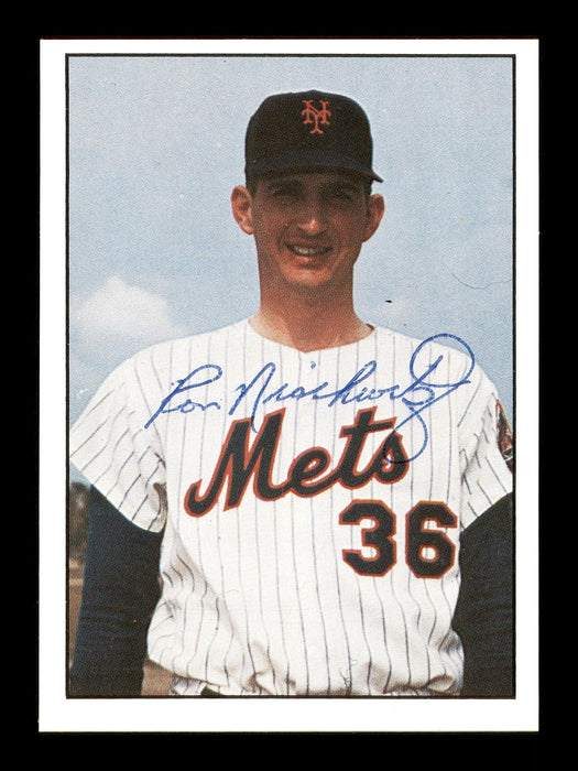Ron Nischwitz Autographed 1981 TCMA Card #380 New York Mets SKU #171854 - RSA