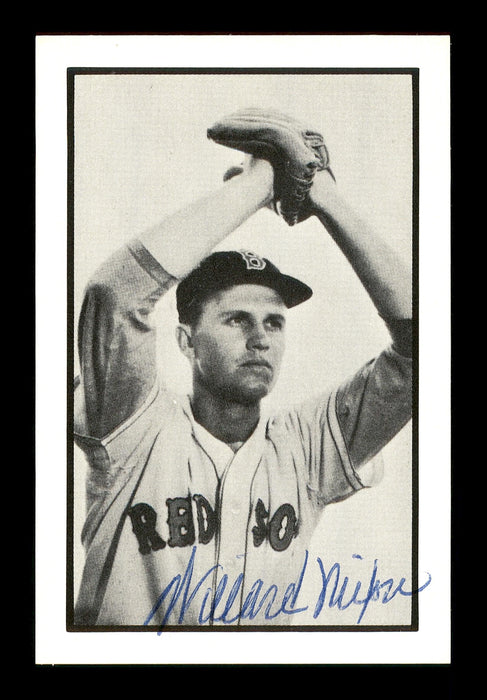 Willard Nixon Autographed 1983 Bowman 1953 Bowman Reprint Card #2 Boston Red Sox SKU #171857 - RSA