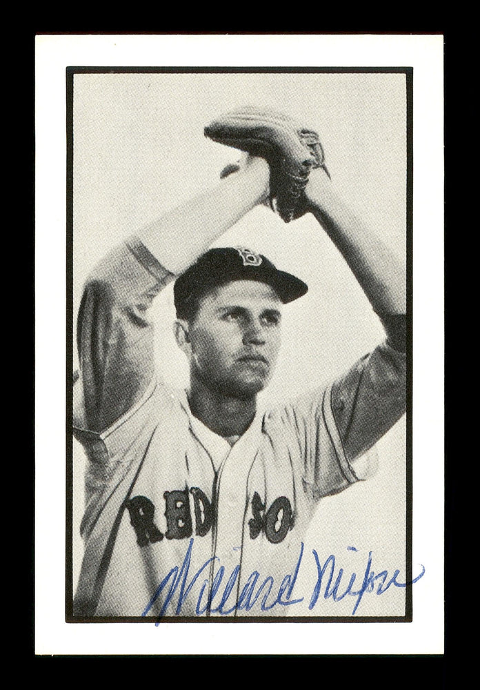 Willard Nixon Autographed 1983 Bowman 1953 Bowman Reprint Card #2 Boston Red Sox SKU #171857 - RSA