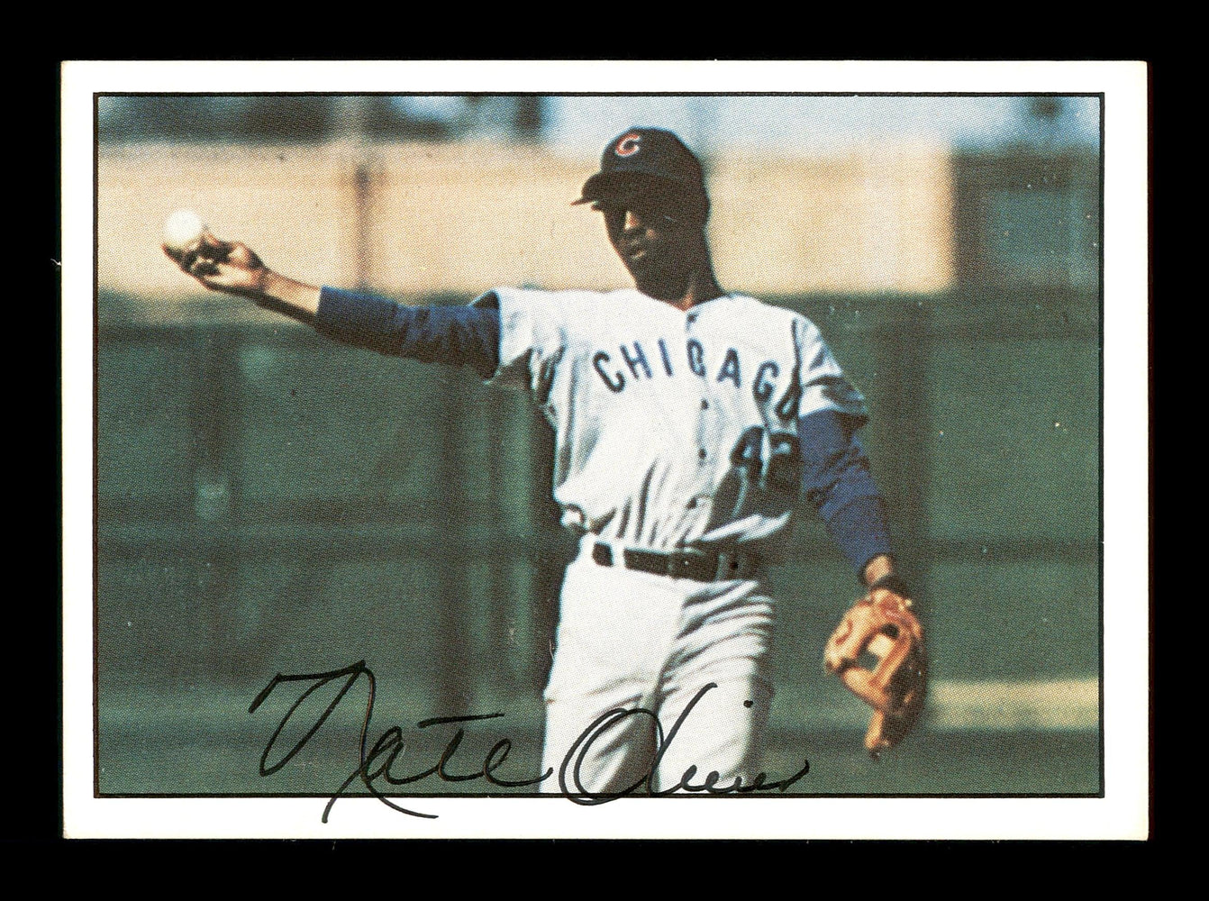 Nate Oliver Autographed 1981 TCMA Card #389 Chicago Cubs SKU #171874 - RSA