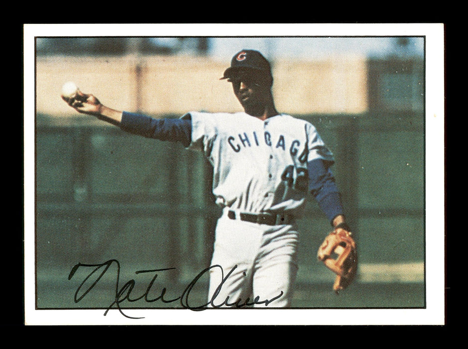 Nate Oliver Autographed 1981 TCMA Card #389 Chicago Cubs SKU #171875 - RSA