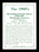 Dick Phillips Autographed 1978 TCMA Card #179 Washington Senators "Best Wishes" SKU #171918 - RSA