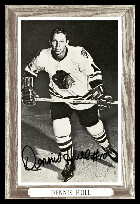 Dennis Hull Autographed 1964-67 Beehive Group 3 4.5x6.5 Photo Chicago Blackhawks SKU #178199 - RSA