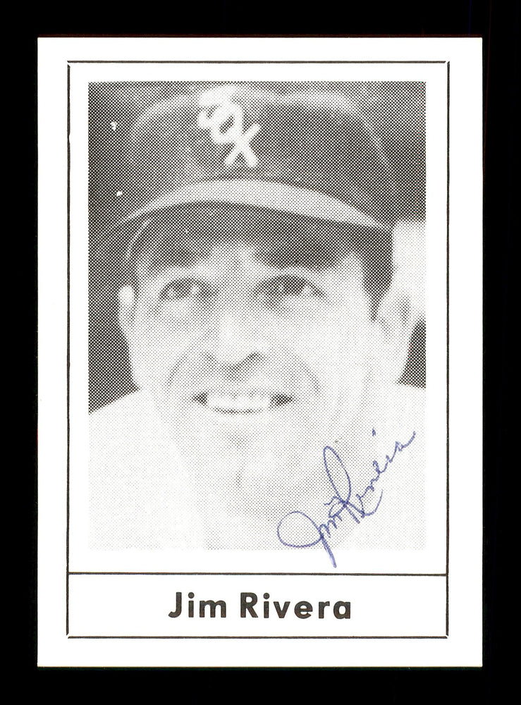 Jim Rivera Autographed 1978 Grand Slam Card #133 Chicago White Sox SKU #171944 - RSA