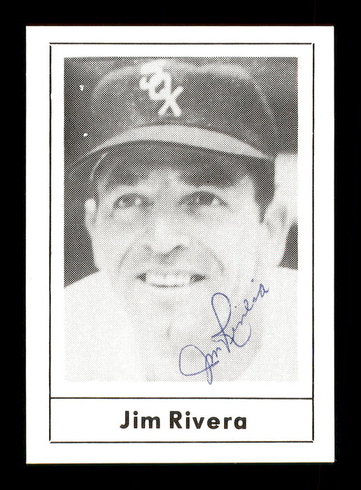 Jim Rivera Autographed 1978 Grand Slam Card #133 Chicago White Sox SKU #171945 - RSA