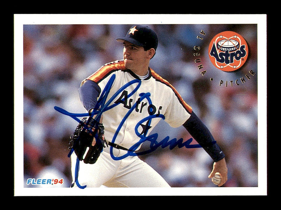 Al Osuna Autographed 1994 Fleer Card #497 Houston Astros SKU #183601 - RSA