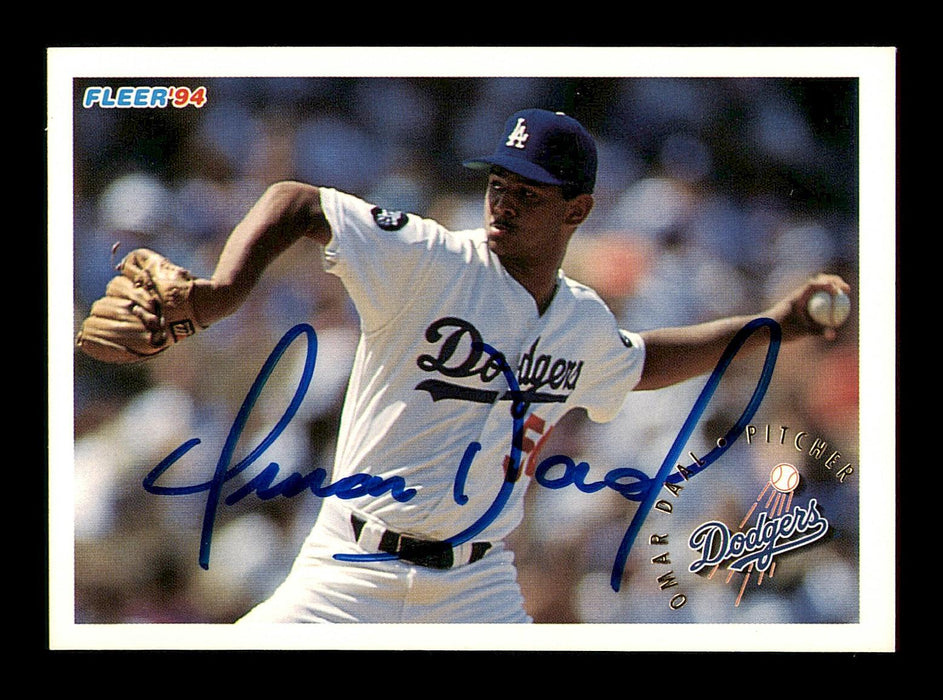 Omar Daal Autographed 1994 Fleer Card #508 Los Angeles Dodgers SKU #183605 - RSA