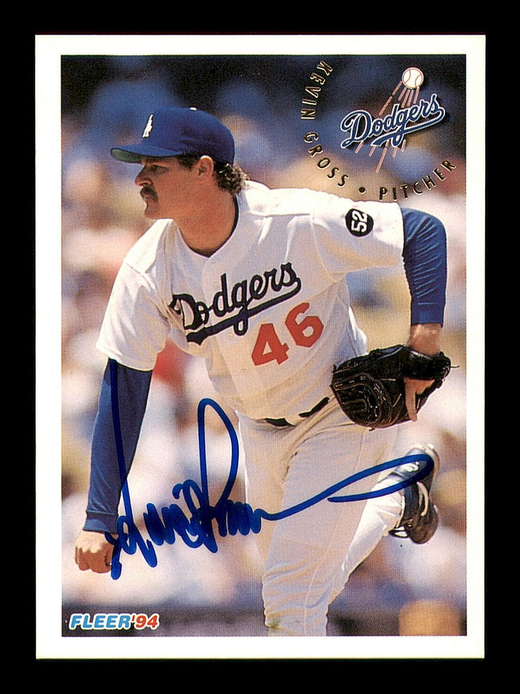 Kevin Gross Autographed 1994 Fleer Card #510 Los Angeles Dodgers SKU #183606 - RSA