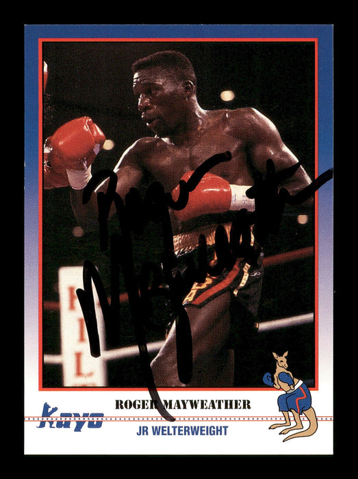 Roger Mayweather Autographed 1991 Kayo Card #144 SKU #167234 - RSA