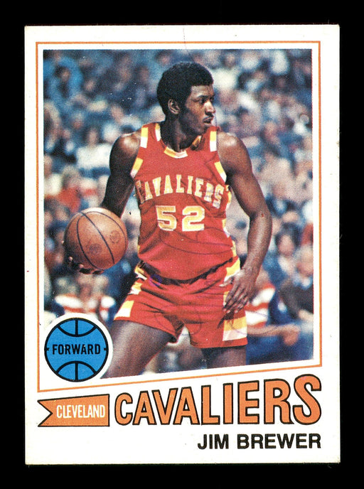 Jim Brewer Autographed 1977-78 Topps Card #9 Cleveland Cavaliers SKU #167260 - RSA