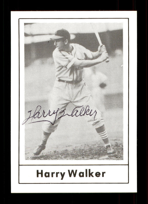 Harry Walker Autographed 1978 Grand Slam Card #95 St. Louis Cardinals SKU #172126 - RSA