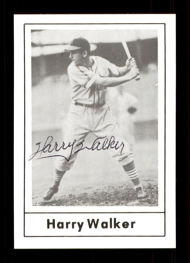 Harry Walker Autographed 1978 Grand Slam Card #95 St. Louis Cardinals SKU #172126 - RSA