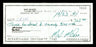 Max McGee Autographed 2.75x6 Check Green Bay Packers SKU #174013 - RSA