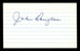 John Douglas Autographed 3x5 Index Card Brooklyn Dodgers SKU #174129 - RSA