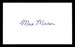 Max Macon Autographed 3x5 Index Card Brooklyn Dodgers SKU #174184 - RSA