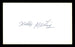 Ted Teddy Martinez Autographed 3x5 Index Card Los Angeles Dodgers SKU #174190 - RSA
