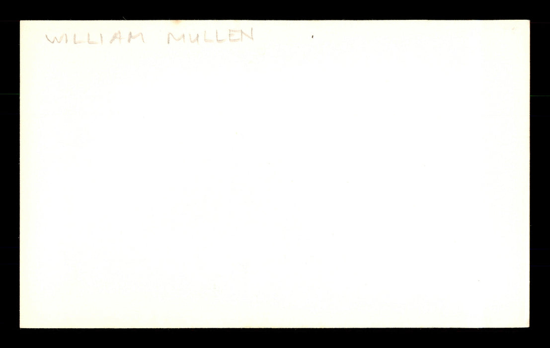 Billy Mullen Autographed 3x5 Index Card St. Louis Browns SKU #174206 - RSA