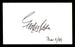 Goody Rosen Autographed 3x5 Index Card Brooklyn Dodgers SKU #174241 - RSA