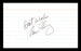 Norm Sherry Autographed 3x5 Index Card Los Angeles Dodgers "Best Wishes " SKU #174248 - RSA