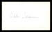 Eddie Solomon Autographed 3x5 Index Card Los Angeles Dodgers, Atlanta Braves SKU #174254 - RSA