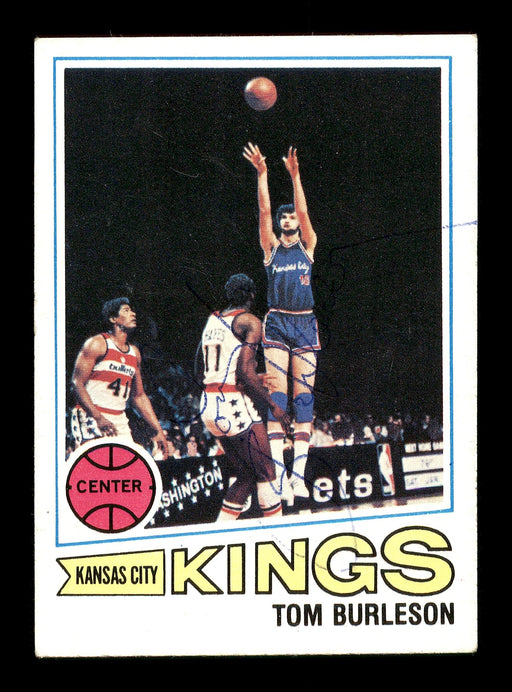 Tom Burleson Autographed 1977-78 Topps Card #97 Kansas City Kings SKU #167306 - RSA