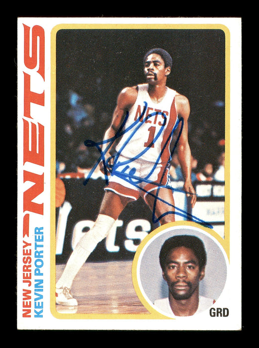 Kevin Porter Autographed 1978-79 Topps Card #118 New Jersey Nets SKU #167377 - RSA