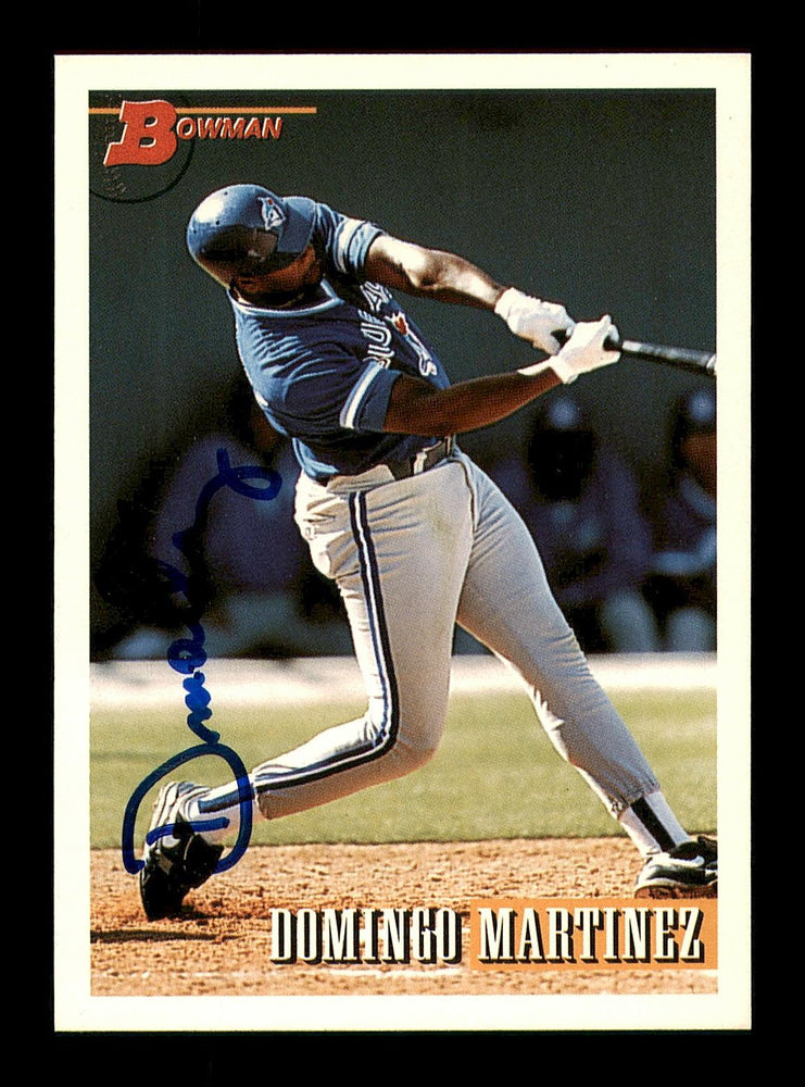 Domingo Martinez Autographed 1993 Bowman Card #203 Toronto Blue Jays SKU #183834 - RSA