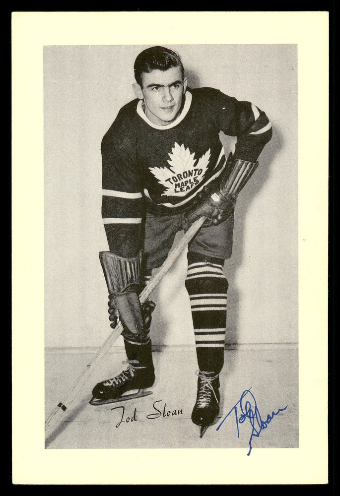 Tod Sloan Autographed 1944-63 Beehive Group 2 4.5x6.5 Photo Toronto Maple Leafs SKU #176734 - RSA