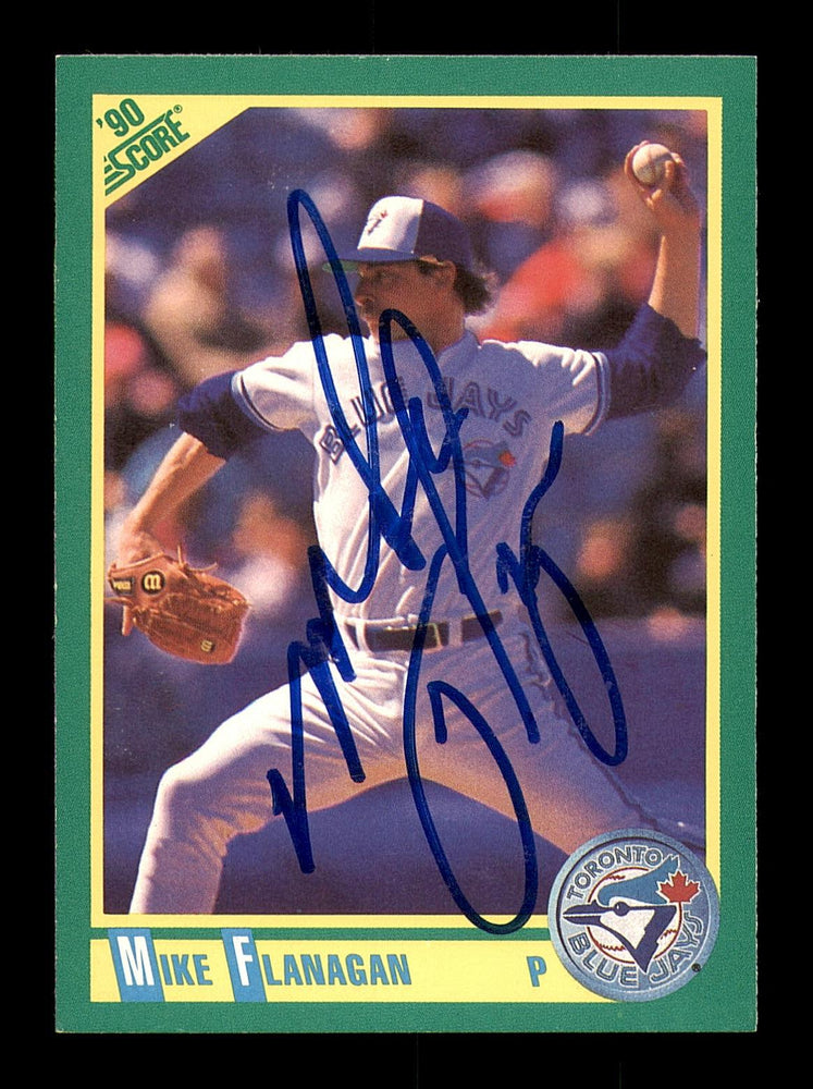 Mike Flanagan Autographed 1990 Score Card #67 Toronto Blue Jays SKU #183911 - RSA