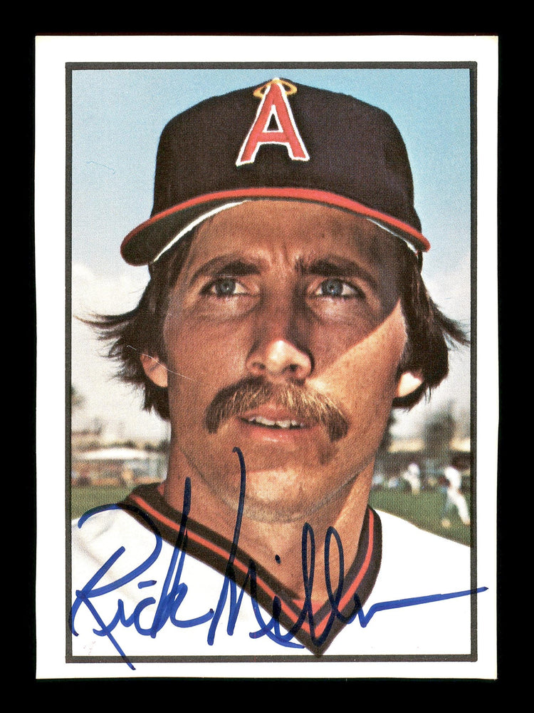 Rick Miller Autographed 1978 SSPC Card #199 California Angels SKU #172350 - RSA