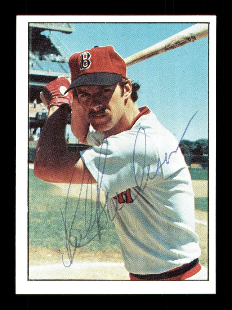 Rick Burleson Autographed 1975 SSPC Rookie Card #410 Boston Red Sox SKU #172513 - RSA