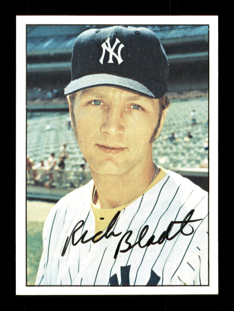 Richard Bladt Autographed 1975 SSPC Card #444 New York Yankees SKU #172529 - RSA