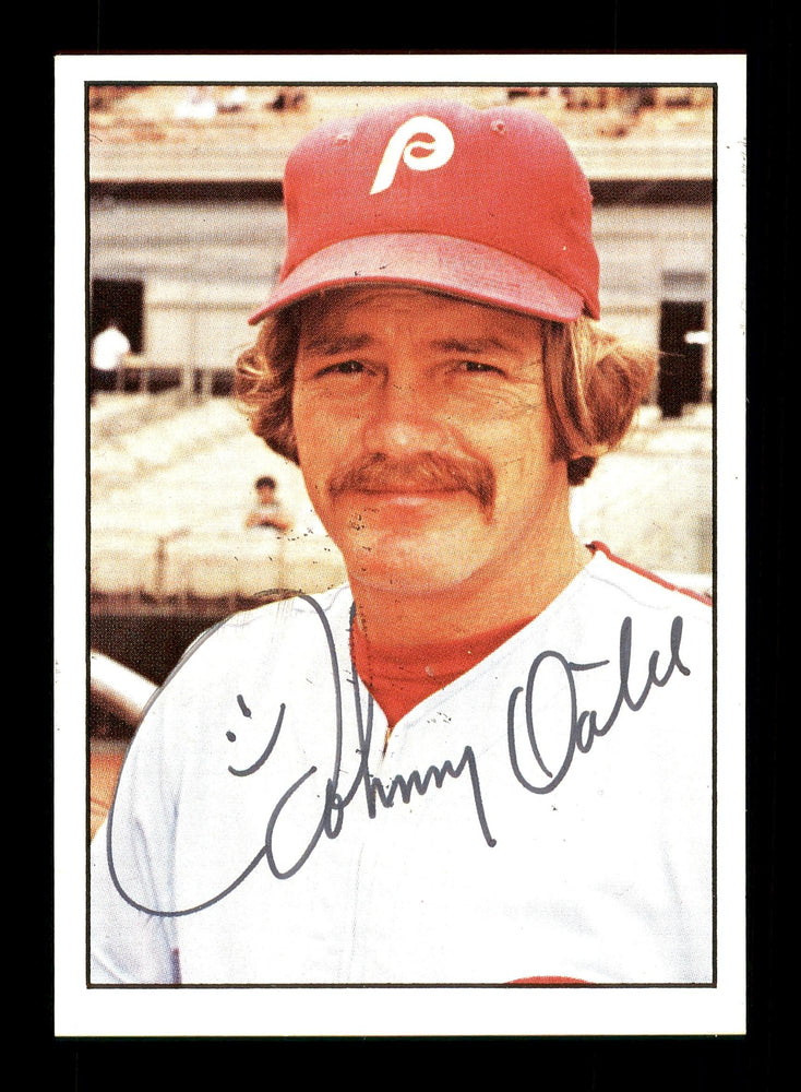 Johnny Oates Autographed 1975 SSPC Card #468 Philadelphia Phillies SKU #172540 - RSA