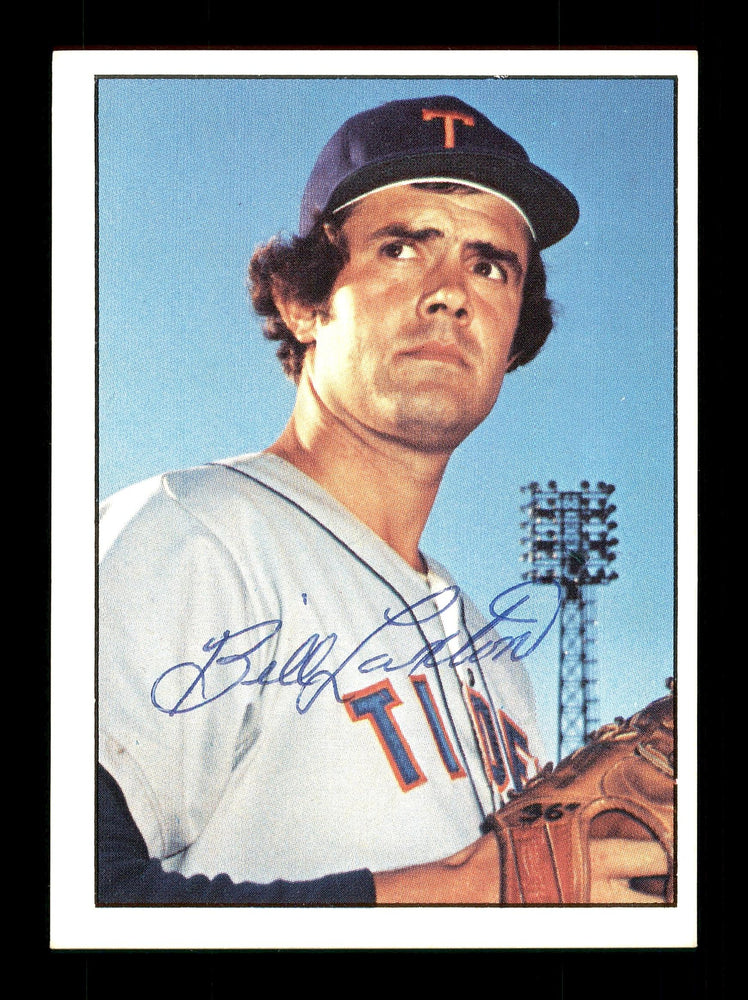 Bill Laxton Autographed 1975 SSPC Card #615 Detroit Tigers SKU #172587 - RSA