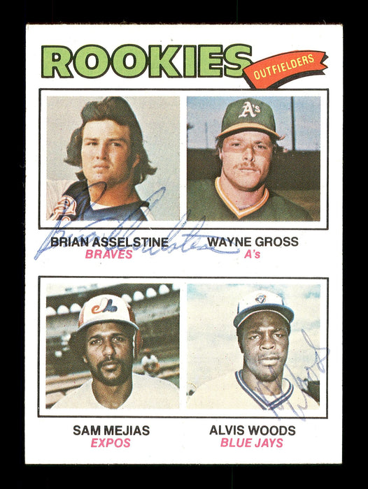 Brian Asselstine & Al Woods Autographed 1977 Topps Rookie Card #479 SKU #167758 - RSA