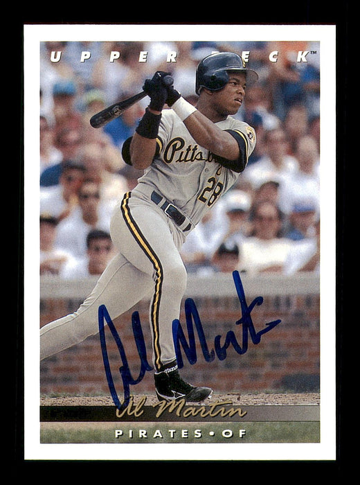 Al Martin Autographed 1993 Upper Deck Card #340 Pittsburgh Pirates SKU #184313 - RSA