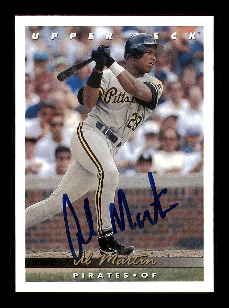 Al Martin Autographed 1993 Upper Deck Card #340 Pittsburgh Pirates SKU #184313 - RSA
