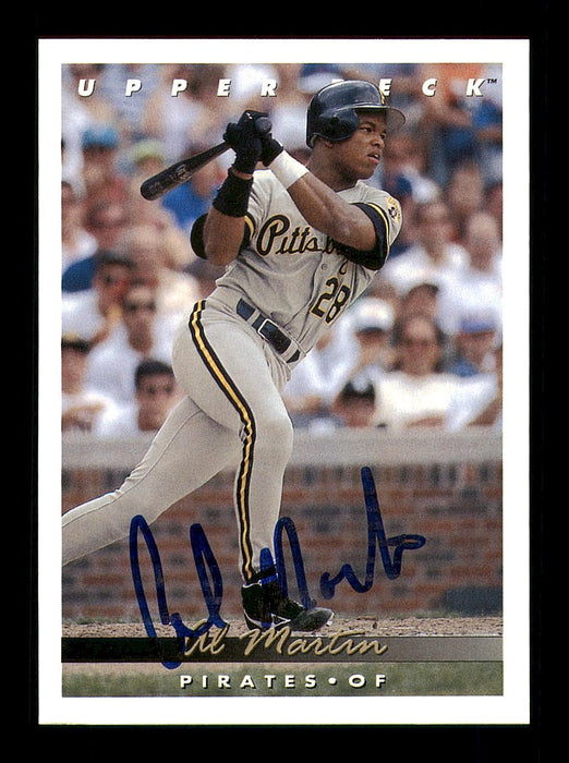 Al Martin Autographed 1993 Upper Deck Card #340 Pittsburgh Pirates SKU #184314 - RSA