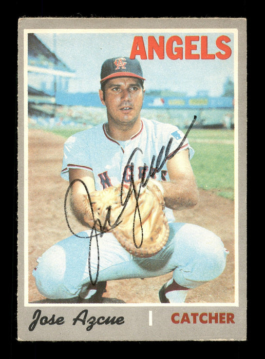 Jose Azcue Autographed 1970 O-Pee-Chee Card #294 California Angels SKU #169108 - RSA