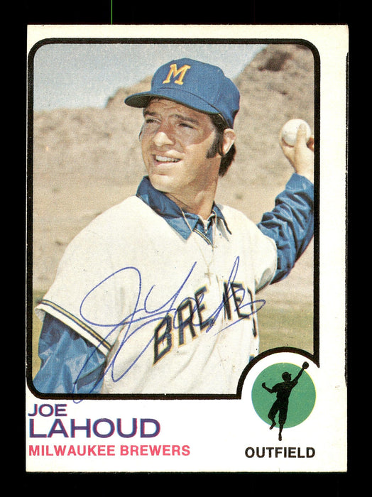 Joe Lahoud Autographed 1973 O-Pee-Chee Card #212 Milwaukee Brewers SKU #169227 - RSA
